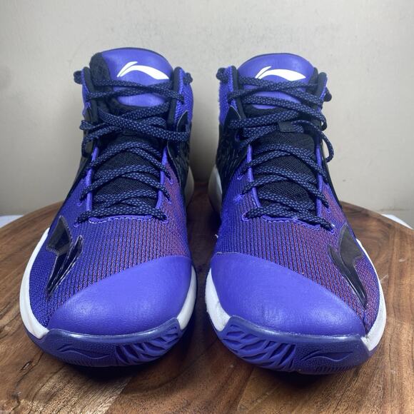 Li Ning Sonic 7 Mens Purple Black Size 10.5 Professional Basketball Shoes main image 9